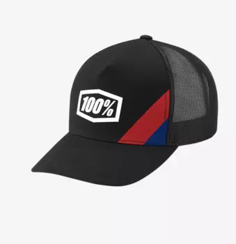 Бейсболка 100% Cornerstone X-Fit Adjustable Hat Black, универсальный размер, 20070-001-01