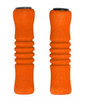 Грипсы велосипедные Vinca Sport, пенополиуретановые, 125 мм, оранжевые, H-G 22 orange