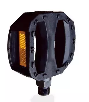 Педали Vinca Sport, детские, пластиковые, ось 9/16", 78x88 мм, цвет черный, VP 629 9/16"