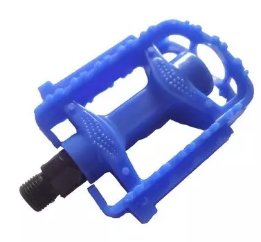 Педали Vinca Sport, детские, пластиковые, ось 9/16", 90x77 мм, цвет синий, VP 831 blue