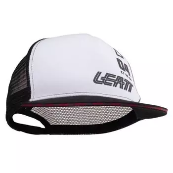 Бейсболка Leatt Trucker Cap, Black/White, 2024, 5024400130