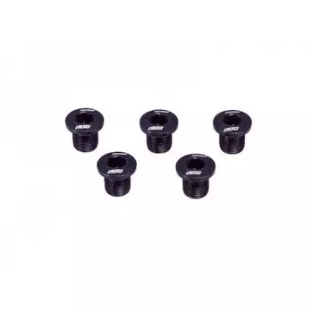 Бонки велосипедные BBB TripleStars, черные, алюминий, комплект из 5 штук, BCR-52