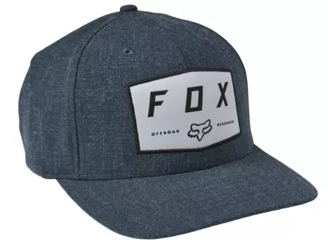 Бейсболка велосипедная Fox Badge Flexfit Hat, blue (Размер: L/XL)