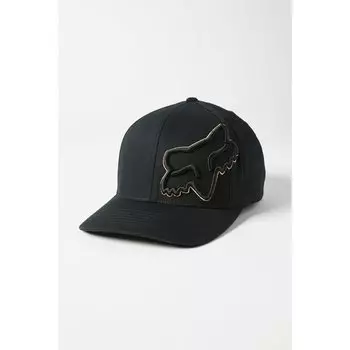 Бейсболка велосипедная Fox Episcope Flexfit Hat, BLACK/YELLOW, 2021 (Размер: S/M)