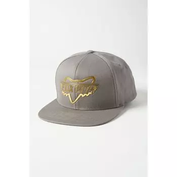 Бейсболка велосипедная Fox Razors Edge Snapback Hat, Pewter, 2021