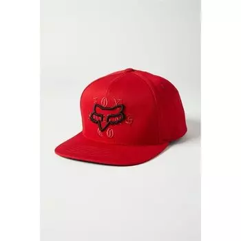 Бейсболка велосипедная Fox Top Coat Snapback Hat, Chili, 2021