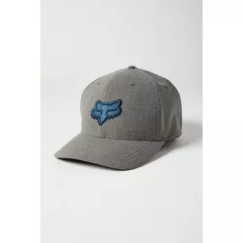 Бейсболка велосипедная Fox Transposition Flexfit Hat, GREY/BLUE, 2021 (Размер: L/XL)