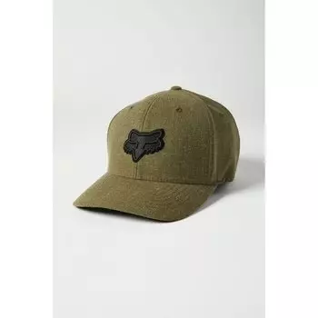 Бейсболка велосипедная Fox Transposition Flexfit Hat, OLIVE GREEN, 2021 (Размер: S/M)