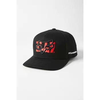 Бейсболка велосипедная Fox Yoshimura Fox Snapback Hat, Black, 2021
