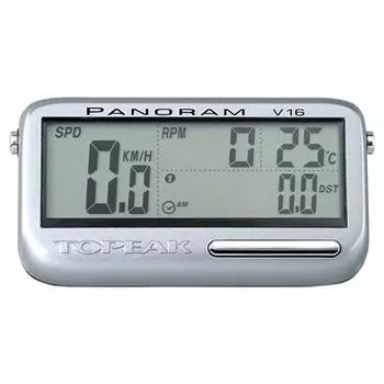Bелокомпьютер TOPEAK Panoram V16, 16 функций, беспроводной, серый, TPC-13