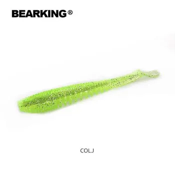 Хорошая рыболовная приманка Bearking, мягкая приманка, профессиональная приманка 4 дюйма, 6 шт., 10 см/7,5 г, качественные искусственные воблеры для карпа A