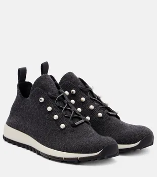 Велес декорированные кашемировые кроссовки Jimmy Choo, X Black Mi