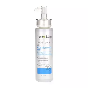 MESODERM Гель очищающий для лица / Blue Retinol+NMF 250 мл