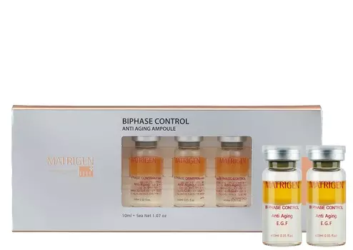MATRIGEN Сыворотка двухфазная антивозрастная / Biphase Control Anti Aging E.G.F. 5*10 мл