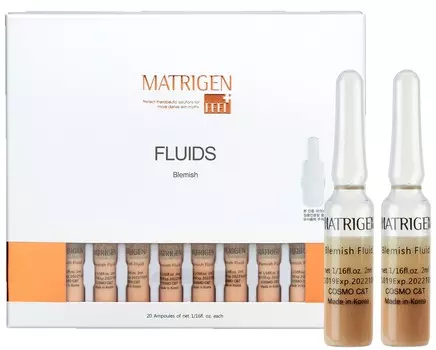 MATRIGEN Сыворотка-флюид корректирующая постакне / Blemish Fluids 20*2 мл