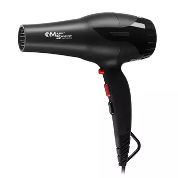 MARK SHMIDT Фен Mark Shmidt Black чёрный, 2 насадки 2200W