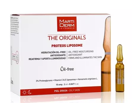 MARTIDERM Ампулы для лица Протеос с липосомами / Ориджиналс 10 х 2 мл
