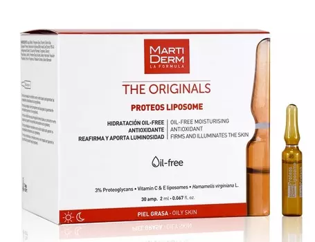 MARTIDERM Ампулы для лица Протеос с липосомами / Ориджиналс 30 х 2 мл