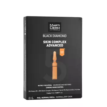 MARTIDERM Ампулы для лица Скин комплекс / Black Diamond Advanced 5 х 2 мл