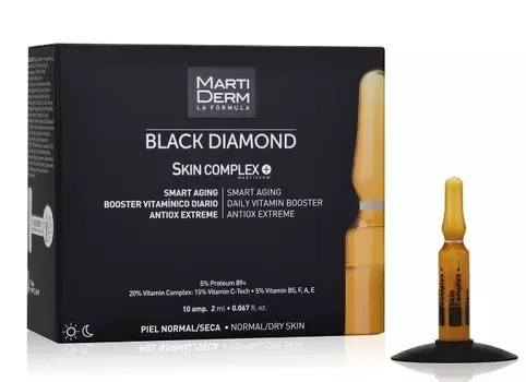 MARTIDERM Ампулы для лица Скин комплекс + / Блэк Даймонд 10 х 2 мл