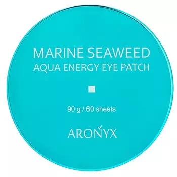 MEDI FLOWER Патчи гидрогелевые с экстрактом морских водорослей для глаз / Aronyx 60 шт