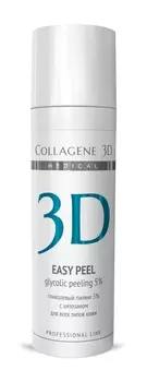 MEDICAL COLLAGENE 3D Гель-пилинг с хитозаном, на основе гликолевой кислоты 5% (pH 3,2) / Easy Peel 30 мл проф.