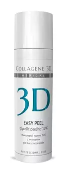 MEDICAL COLLAGENE 3D Гель-пилинг с хитозаном, на основе гликолевой кислоты 10% (pH 2,8) / Easy Peel 30 мл проф.