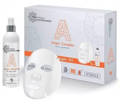 MEDICAL COLLAGENE 3D Набор Ангио протект (аппликаторы для лица 5 шт и спрей 150 мл) / Angio Complex MesoCollagen