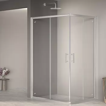 Душевой уголок RGW Passage PA-146 80x100x185 профиль хром, стекло прозрачное