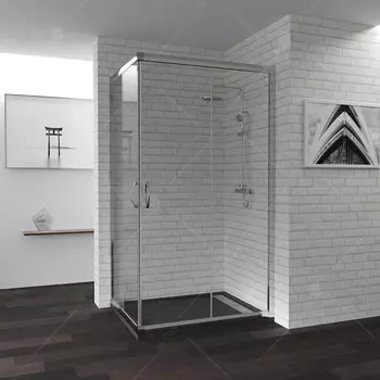 Душевой уголок RGW Passage PA-146 90x100x185 профиль хром, стекло прозрачное