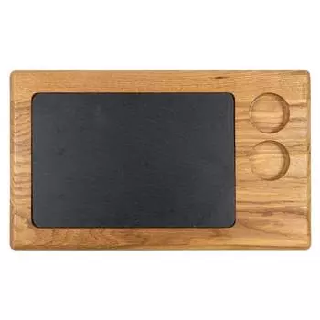 Доска для стейка Po.Legno с вставкой из сланца