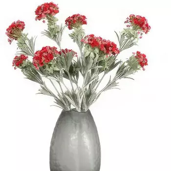 Цветы искусственные FloDecor Алиссум 78см, красный
