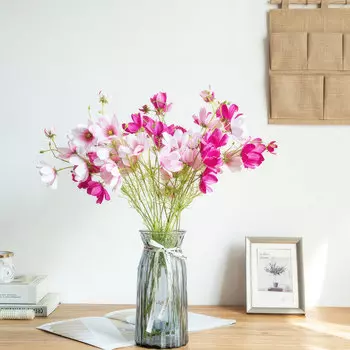 Цветы искусственные FloDecor Маргаритка 57,5см, цвет темно-розовый