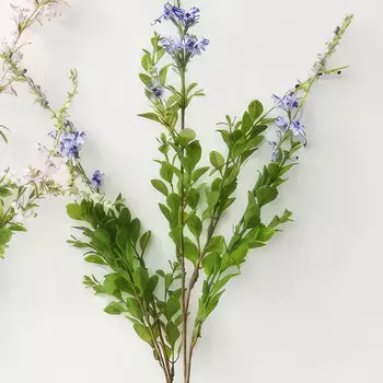 Цветы искусственные FloDecor Шалфей 83см, голубой
