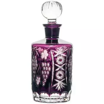 Декантер для виски с пробкой Ajka Crystal Grape 700мл, аметист