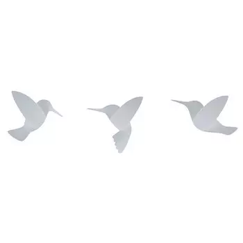 Декор для стен Umbra Hummingbird 9 элементов, белый