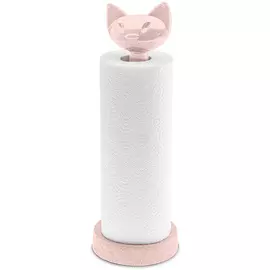 Держатель для бумажных полотенец Koziol Miaou Organic, розовый