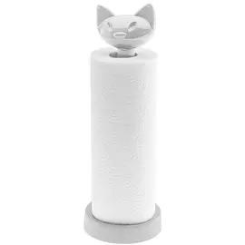Держатель для бумажных полотенец Koziol Miaou Organic, серый