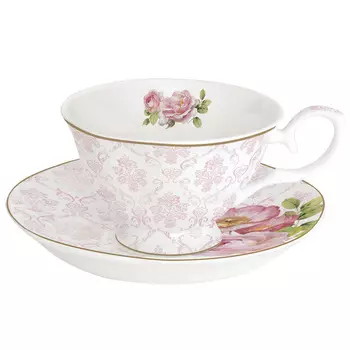 Чашка с блюдцем Easy Life Floral Damask 200мл