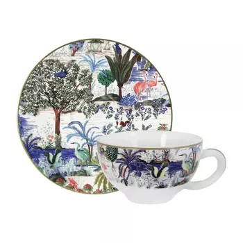Чашка с блюдцем Gien Le Jardin Du Palais 160мл