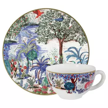 Чашка с блюдцем Gien Le Jardin Du Palais 260мл