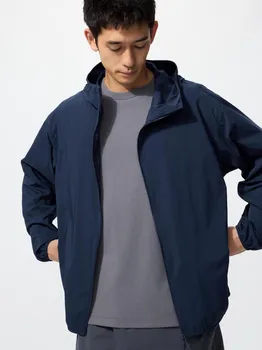 Парка с защитой от ультрафиолета от кармана Uniqlo 03 GRAY/MEN S