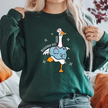 Толстовка медсестры Silly Goose, рубашка студента-медсестры, толстовка медсестры Silly Goose, женская толстовка с капюшоном, пуловер Nurse Life, топ S чёрный