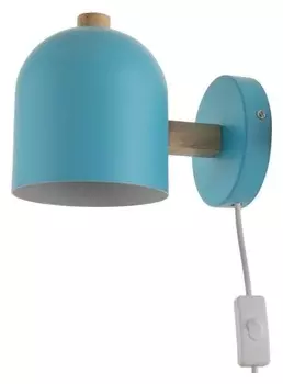 Бра 1667/1bl E27 40вт голубой 18х13х16 см
