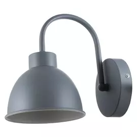Бра 1669/1gy E27 40вт серый 15х22,5х21 см
