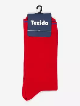 Стильные мужские носки Tezido спортивные, Красный