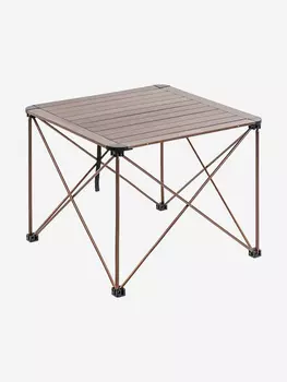 Стол туристический Naturehike алюминиевый, 69,5х69,5х56 см, складной, золотистый, Золотой