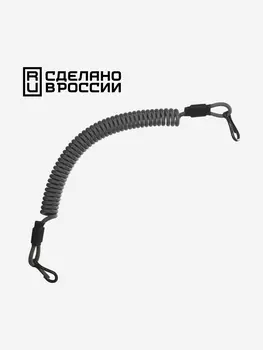 Страховочный тренчик из паракорда с карабинами (grey), Серый