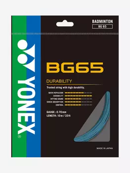 Струна для бадминтона Yonex BG-65 TQ, 10м., Зеленый