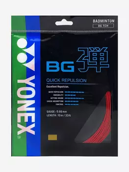 Струна для бадминтона Yonex BGT R, 10м., Красный